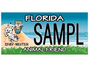 FL Animal License Plate